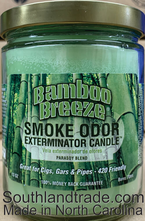 Bamboo Breeze Smoke Odor Exterminator Candles Southland Trade